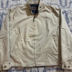 True Vintage 1960's Tan Work Jacket Oakbrook Sportswear Sears SZ L